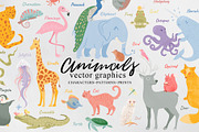 Forest and tropical animals patterns, a Pattern Graphic by WalnutBird (Thumbnail 1 of 8)
