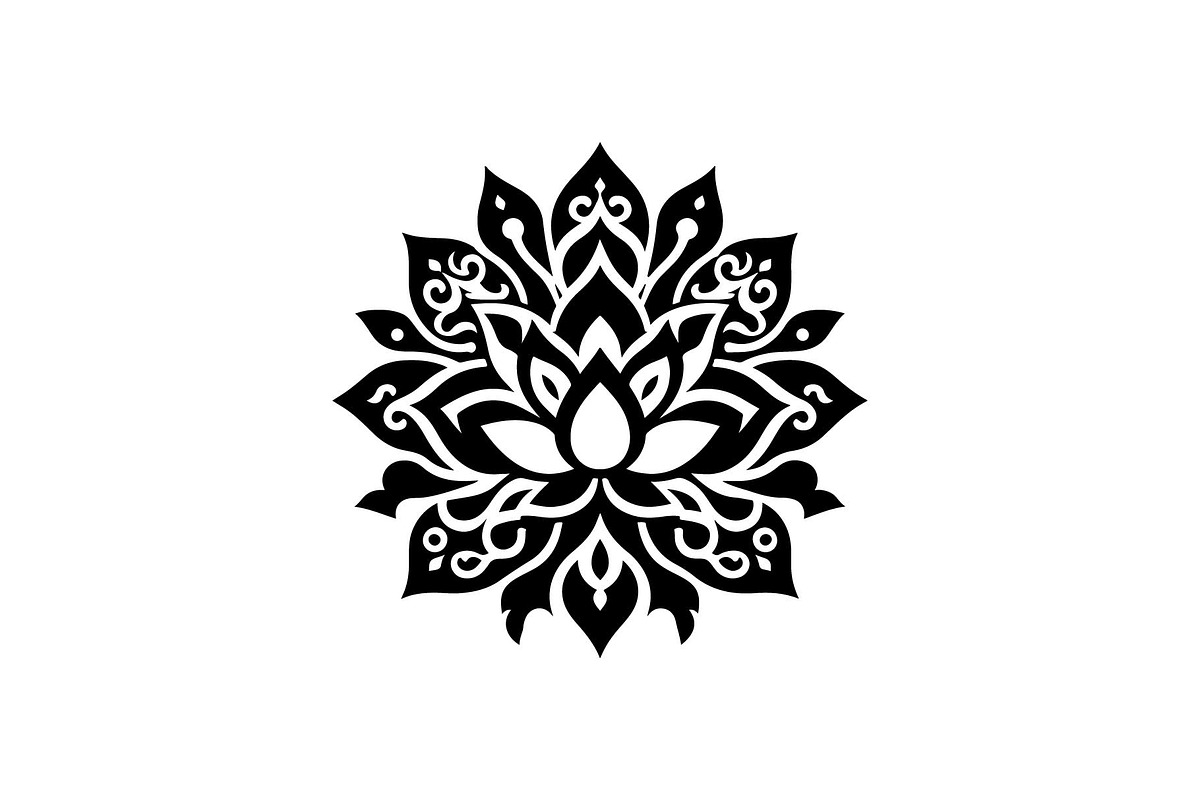 Floral Mandala Ornament Set, an Object Graphic by Gfx_Store (Photo 12 of 13)