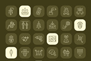 Festival Icon Art Set, an Outline Icon by Prosymbols (Thumbnail 7 of 7)