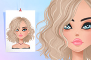 Girls portrait creator., a Person Illustration by Yana Lesiuk (Thumbnail 8 of 11)