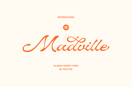 Madville Classy Script, a Script Font by Sixtysix Labs