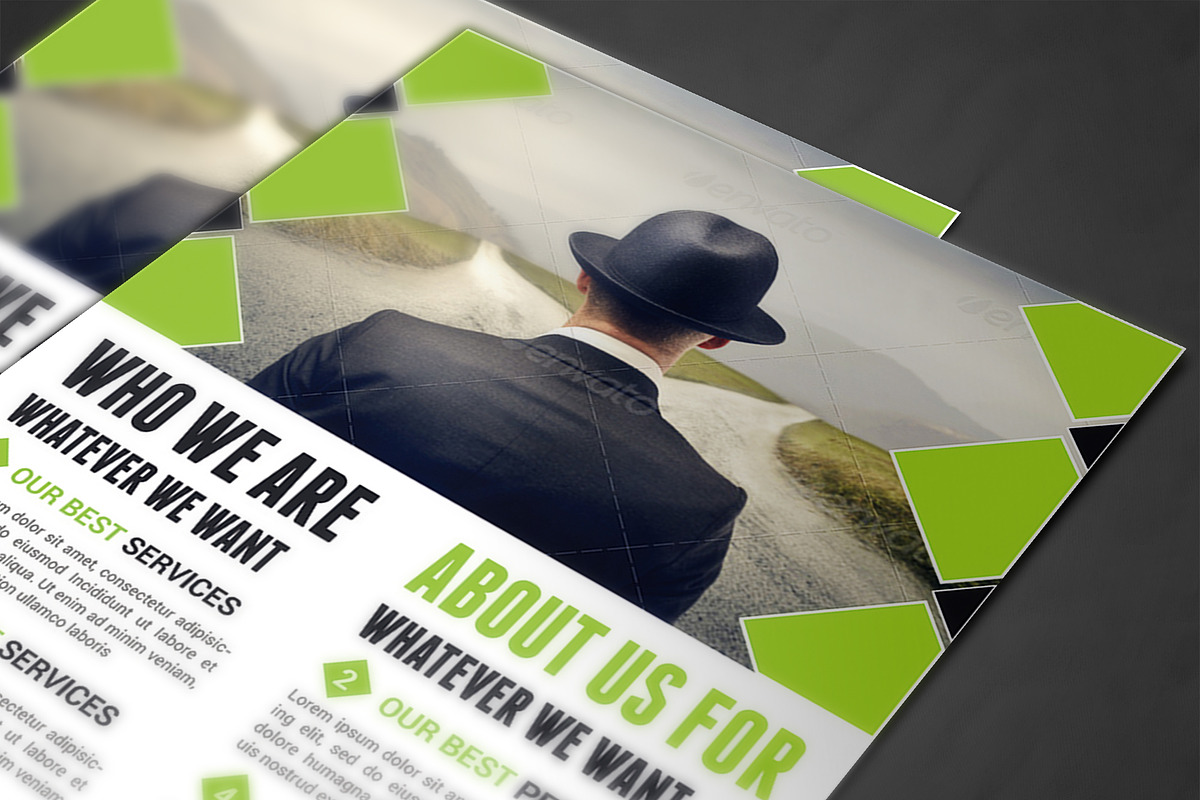 Corporate Business Flyer Template, a Flyer Template by AfzaalGraphics (Photo 2 of 4)