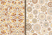 Set of 10 seampless pattern Baroque, a Pattern Graphic by NataLito (Thumbnail 5 of 6)