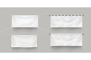 textile realistic sheets in set with, an Object Illustration by IfH