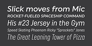 Uniform Italic, a Sans Serif Font by Miller Type Foundry (Thumbnail 5 of 12)