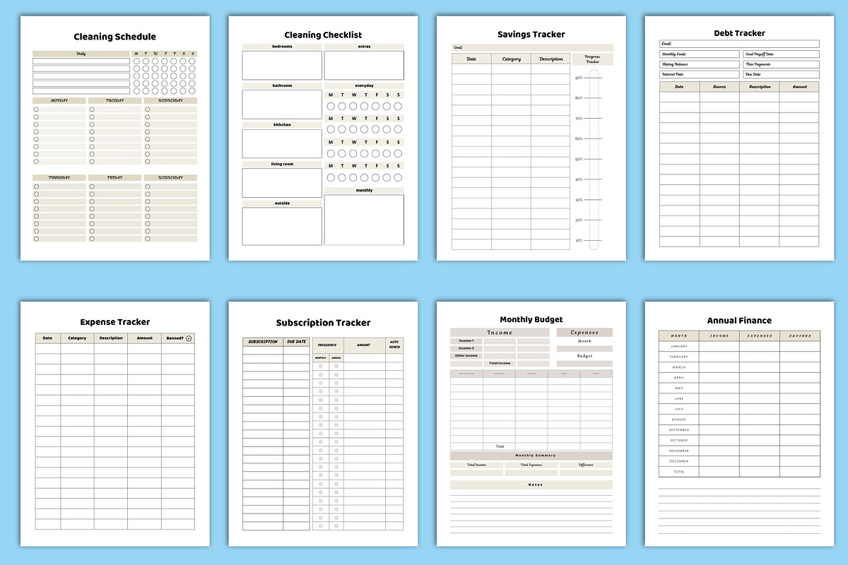 2024-2025 That Girl Planner Canva, a Stationery Template by Designmela01 (Photo 6 of 8)