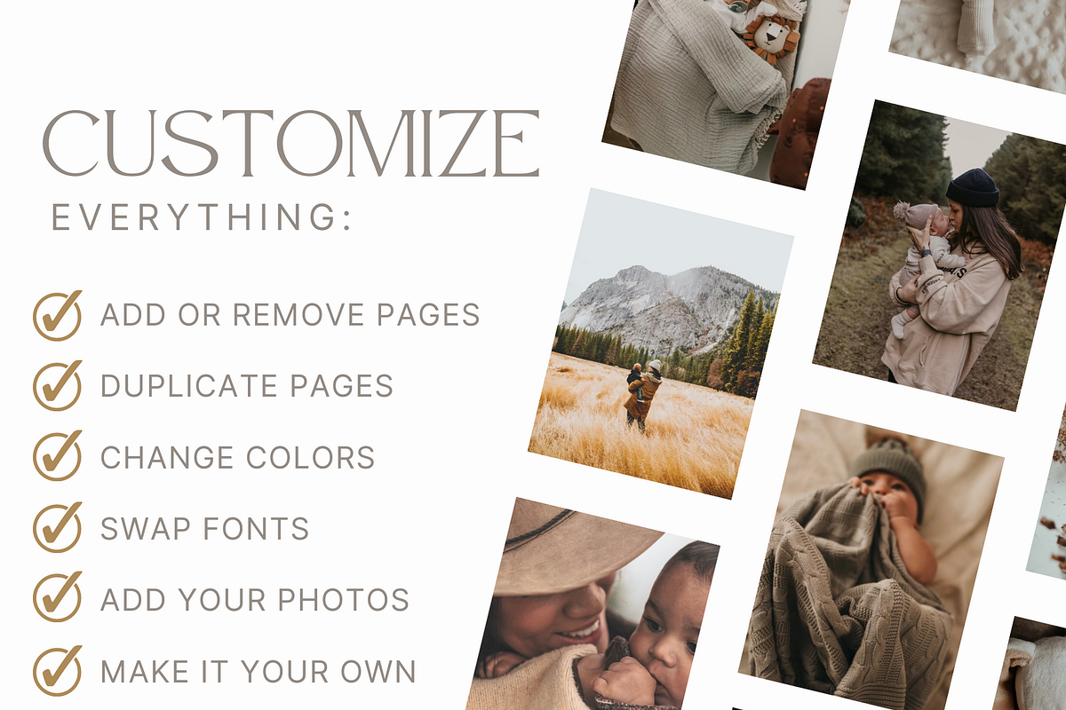 CLASSIC Newborn Photography Template, a Magazine Template by Signature Edits (Photo 3 of 11)