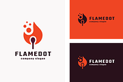 Flame Dot Logo, a Branding & Logo Template by Design_Planet (Thumbnail 1 of 4)