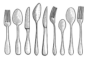 spoon and knife