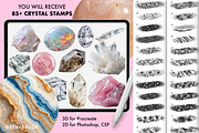 Procreate Crystal texture brushes, a Brush Add-On by Revabrush (Thumbnail 3 of 7)