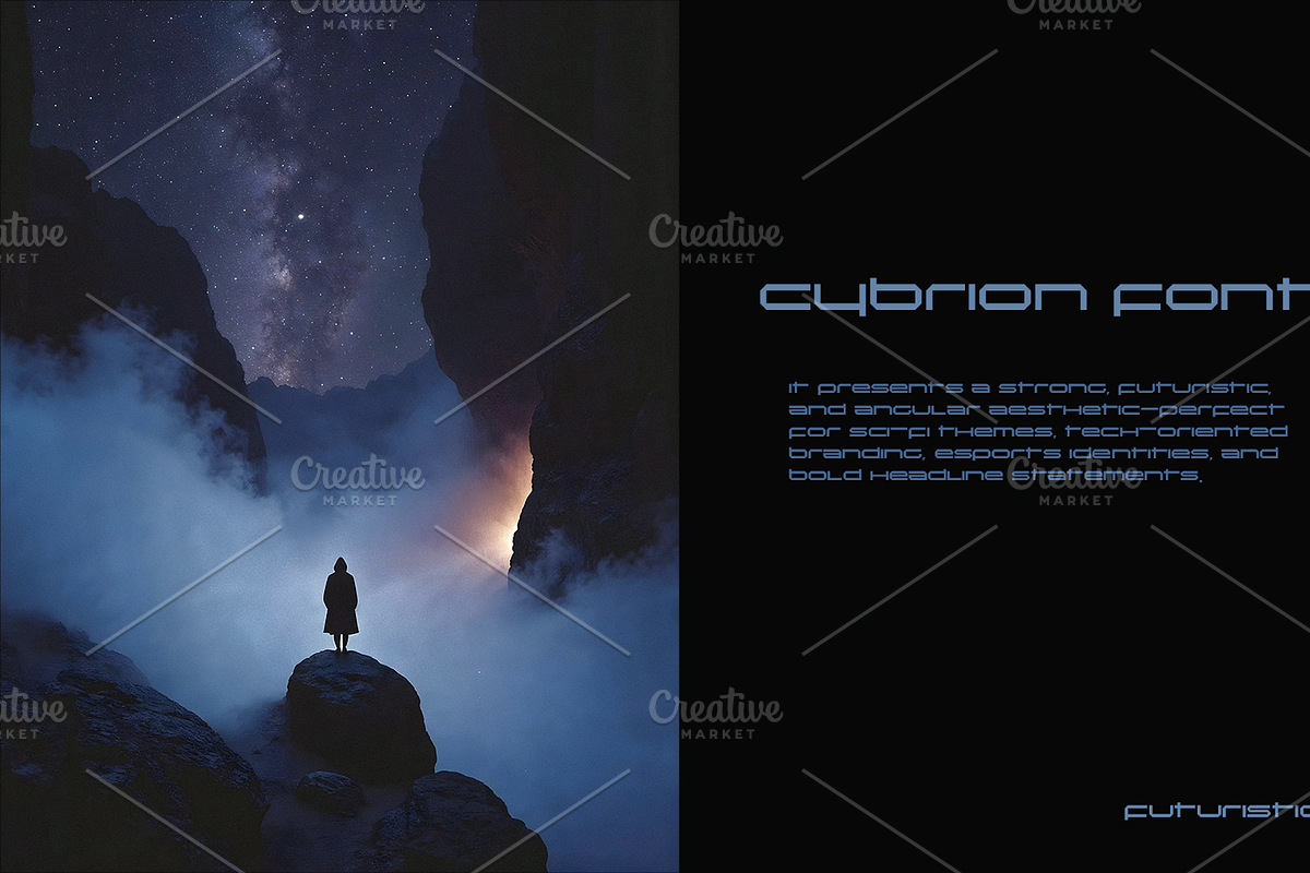 Cybrion font-Regular-0123-25, a Font by canve (Photo 2 of 2)