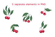 Cherry-berry, a Pattern Graphic by ramika (Thumbnail 3 of 3)