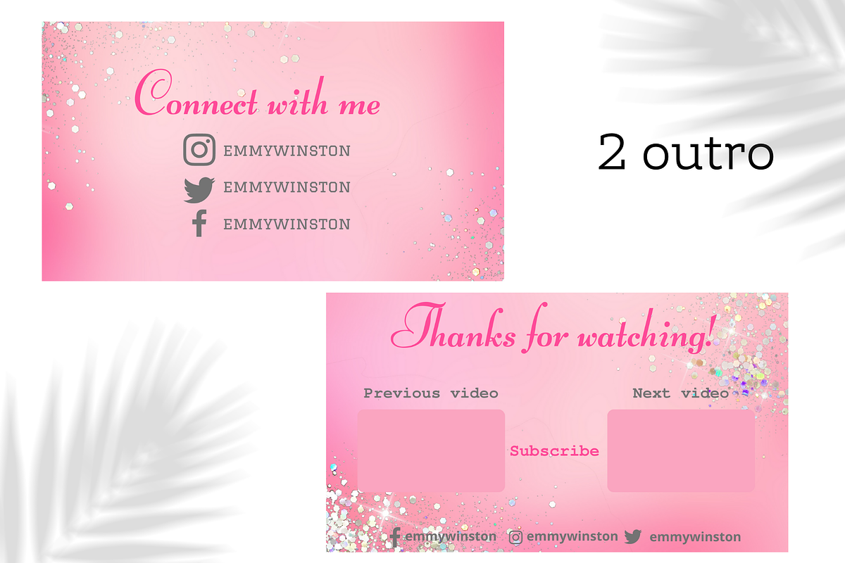 Youtube branding kit for Canva, a Social Media Template by Amiraliya (Photo 3 of 6)