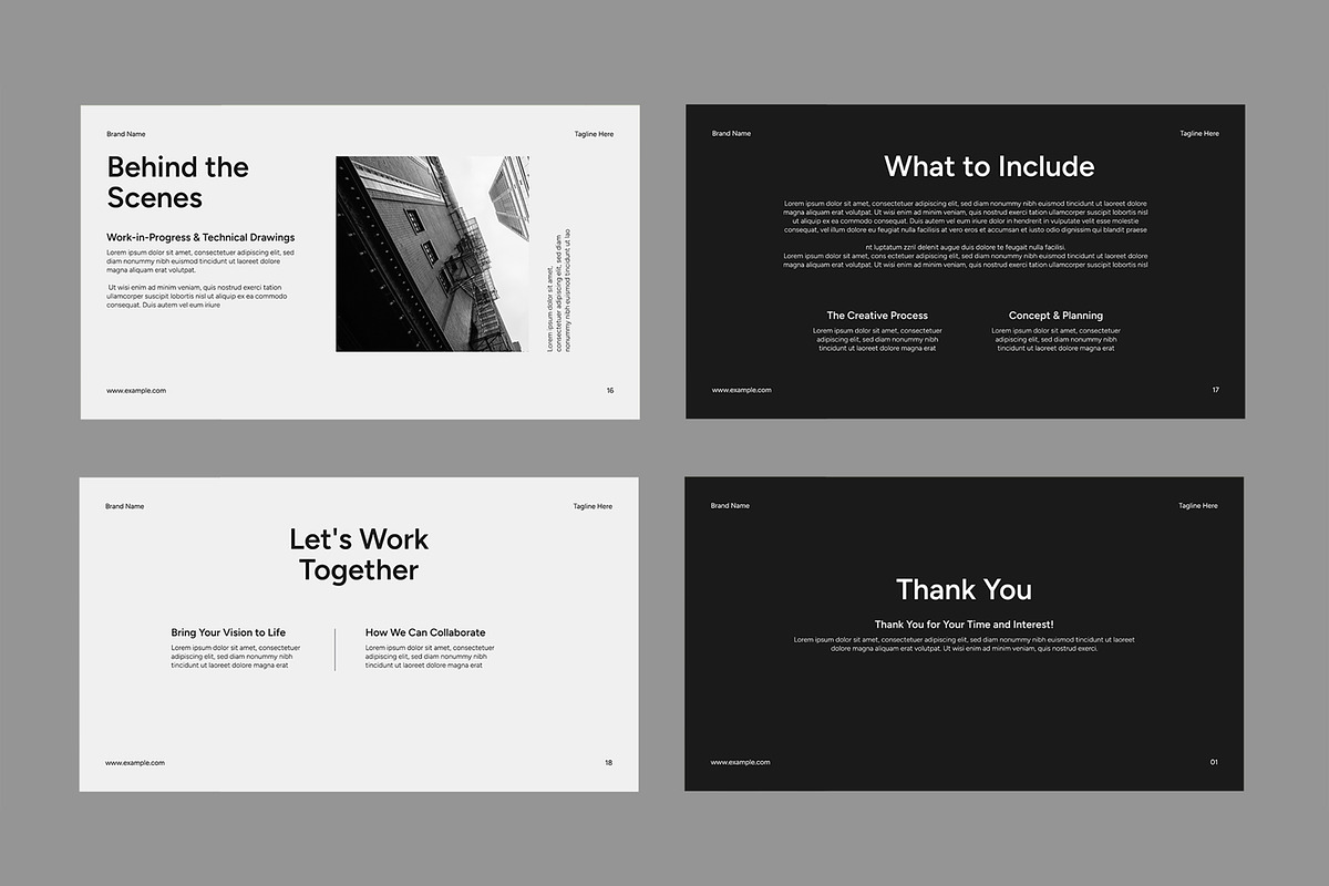 Minimal Portfolio Presentation, a Presentation Template by MightyDesign (Photo 6 of 9)