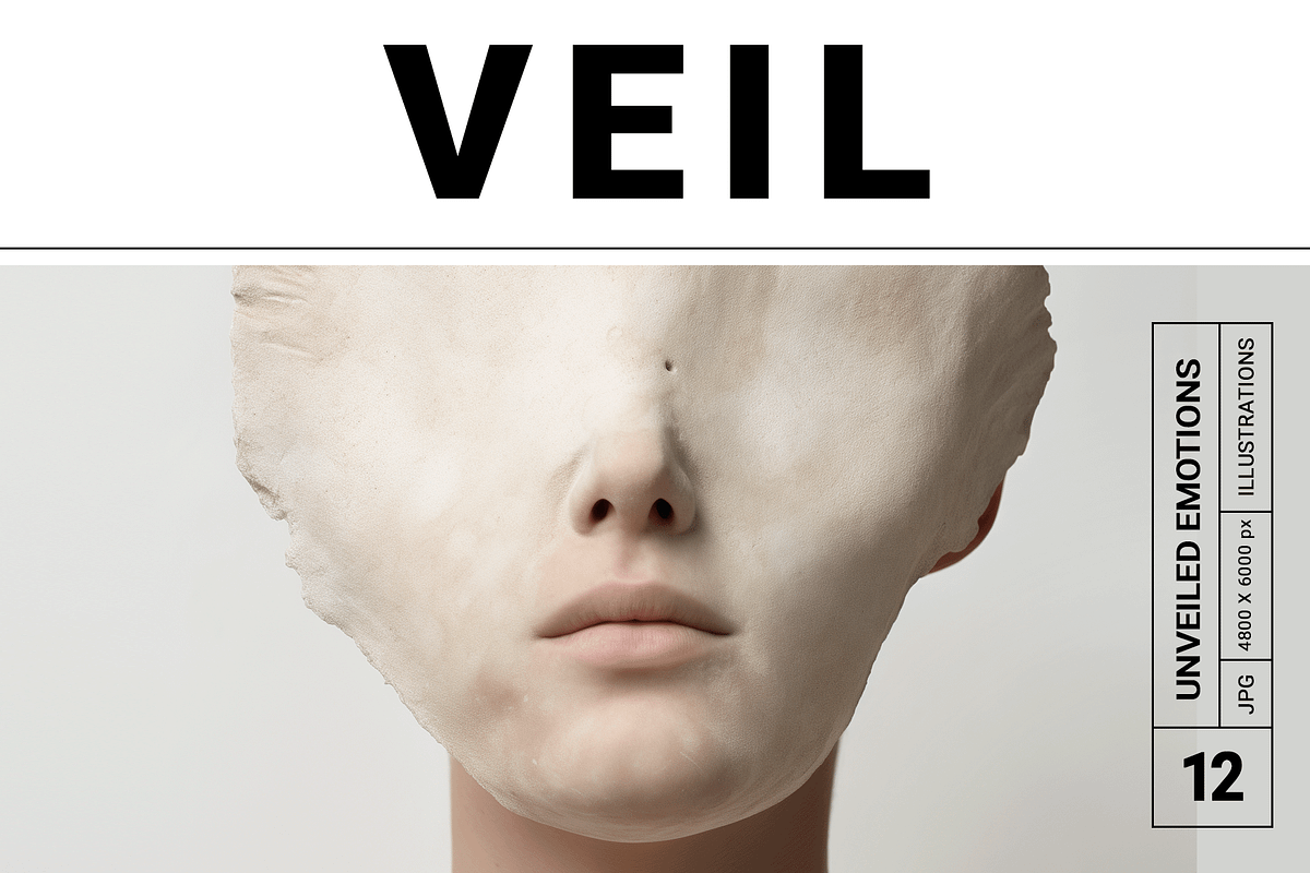 Veil Co - Unveiled Emotions Portrait, a Person Illustration by milatovar (Photo 1 of 17)