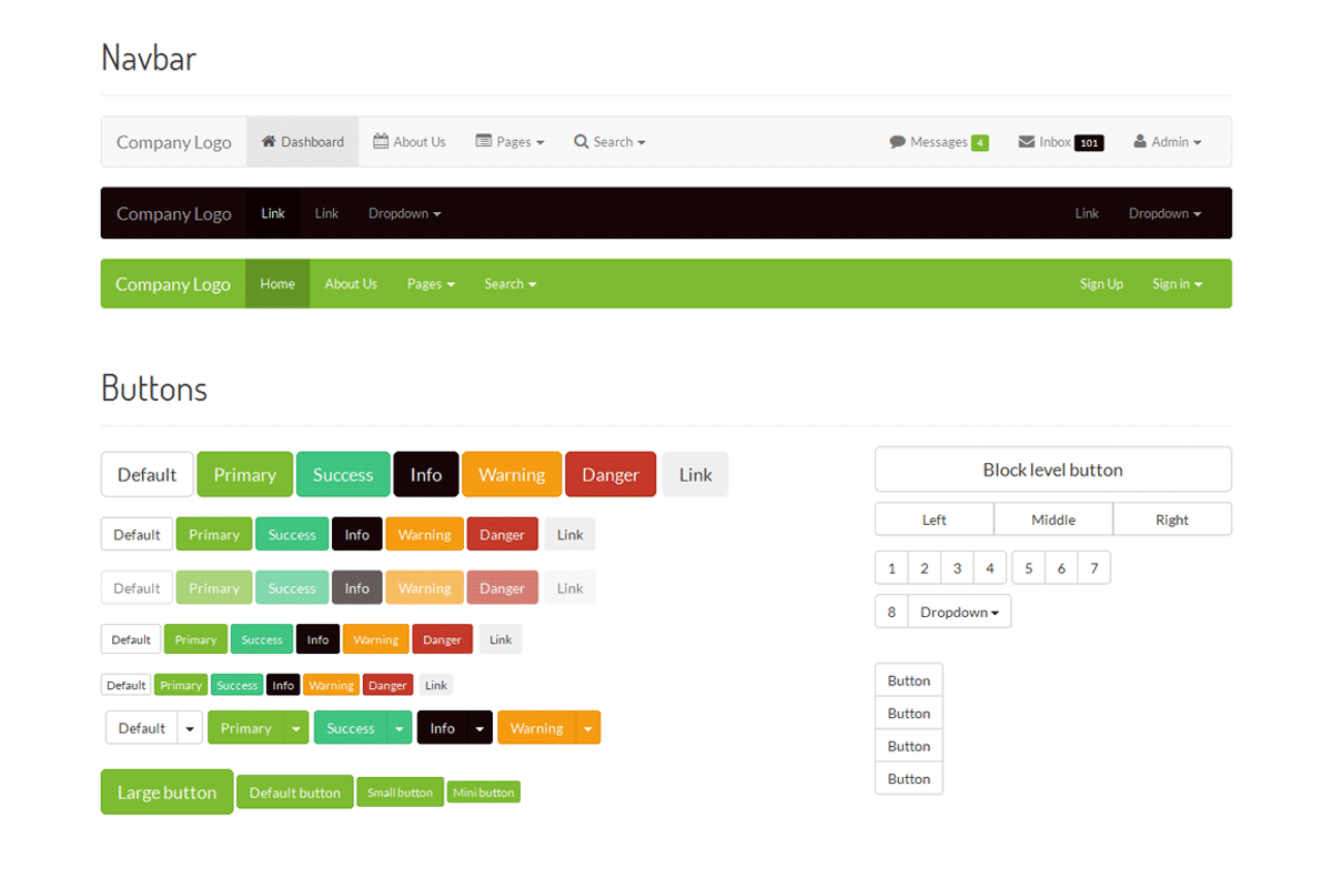Easy UI - Bootstrap 3 Skin, a Bootstrap Template by Jnix Tech (Photo 2 of 5)