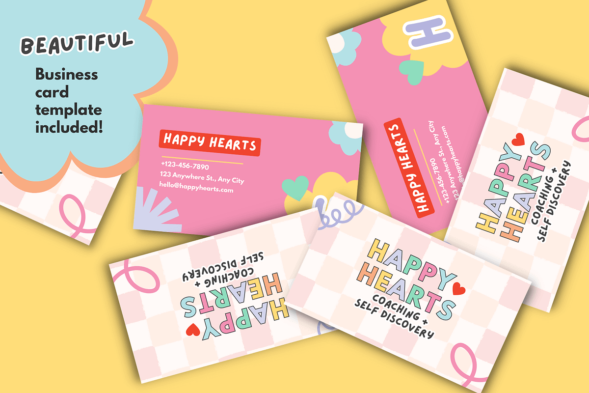 Colorful logo + Canva Branding Kit, a Branding & Logo Template by Kurly Creative (Photo 5 of 9)