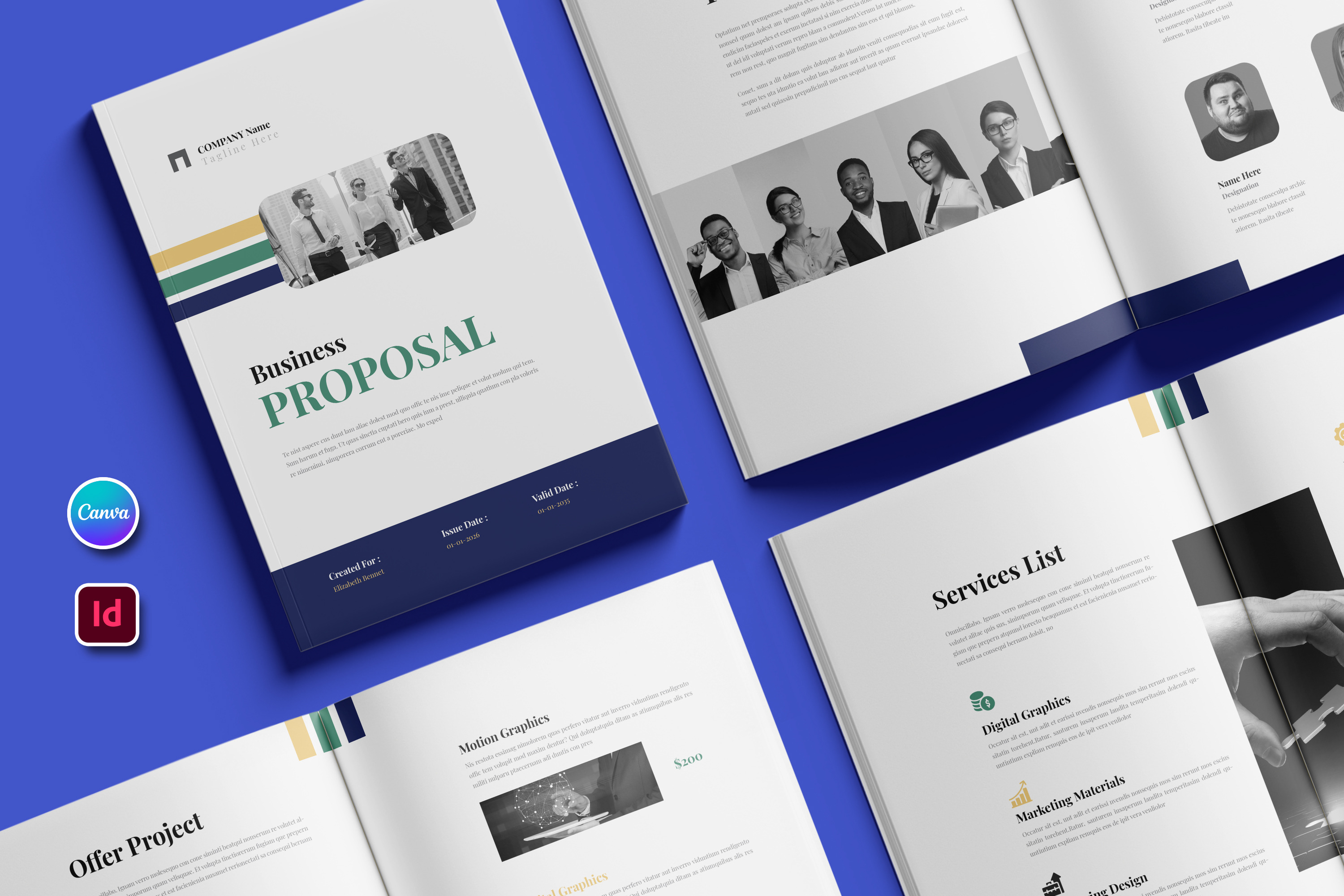 Image 5 for Business Proposal Indesign Template
