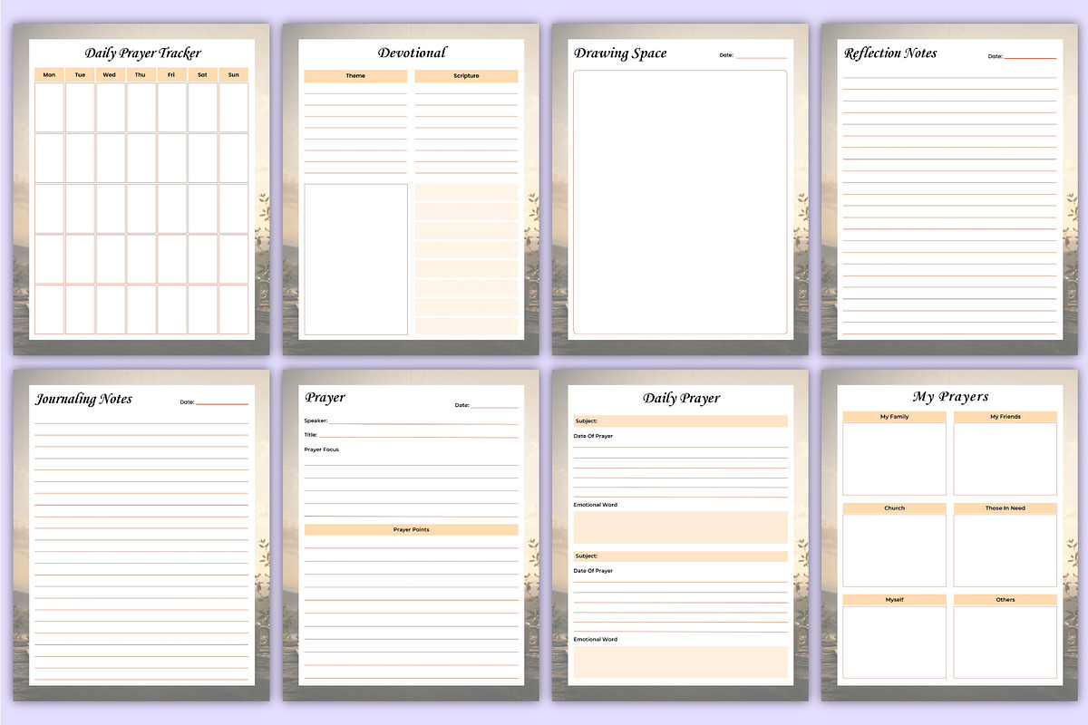 Faith & Prayer Reflection Journal