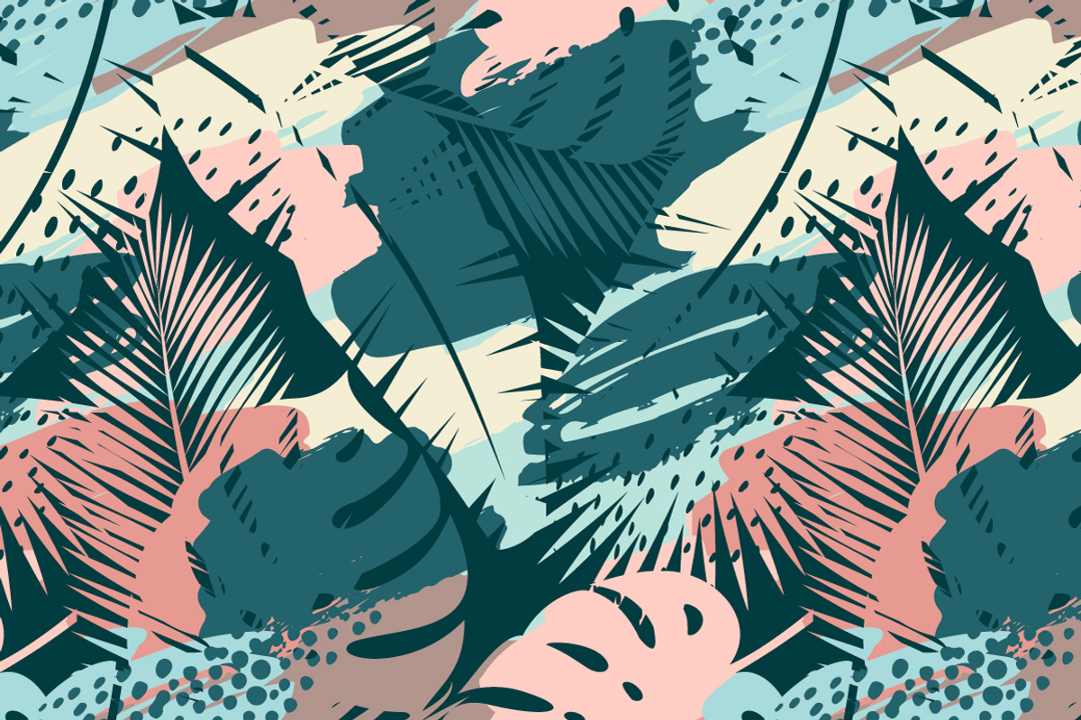 Sea & Palms. 6 seamless patterns., a Pattern Graphic by Nadia Grapes (Photo 5 of 7)