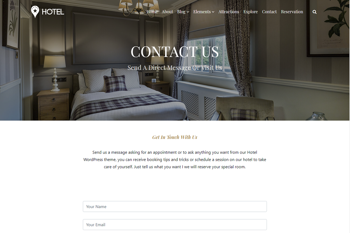 Hotel Spa & Resort WordPress Theme, a WordPress Template by Visualmodo (Photo 6 of 9)