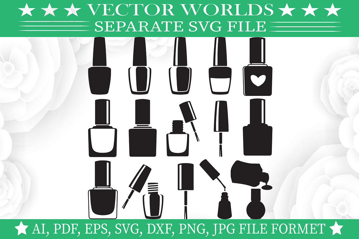 Nail Polish Svg, Nail, Polish Svg, an Object Graphic by VectorWorlds (Photo 1 of 3)