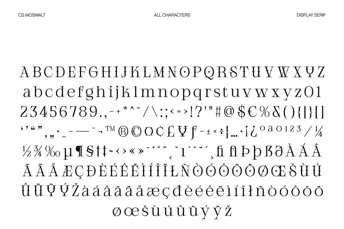CS Moswalt – Modern Serif Font, a Serif Font by Craft Supply Co. (Photo 8 of 8)