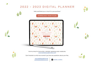 2022 - 2023 Digital IPad Planner