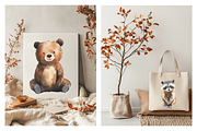 Forest Friends Clip Art Set, an Illustration by Tati Bordiu Digital (Thumbnail 3 of 4)