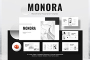 Monochrome PowerPoint Deck Template, a Presentation Template by New Coral Design (Thumbnail 1 of 5)