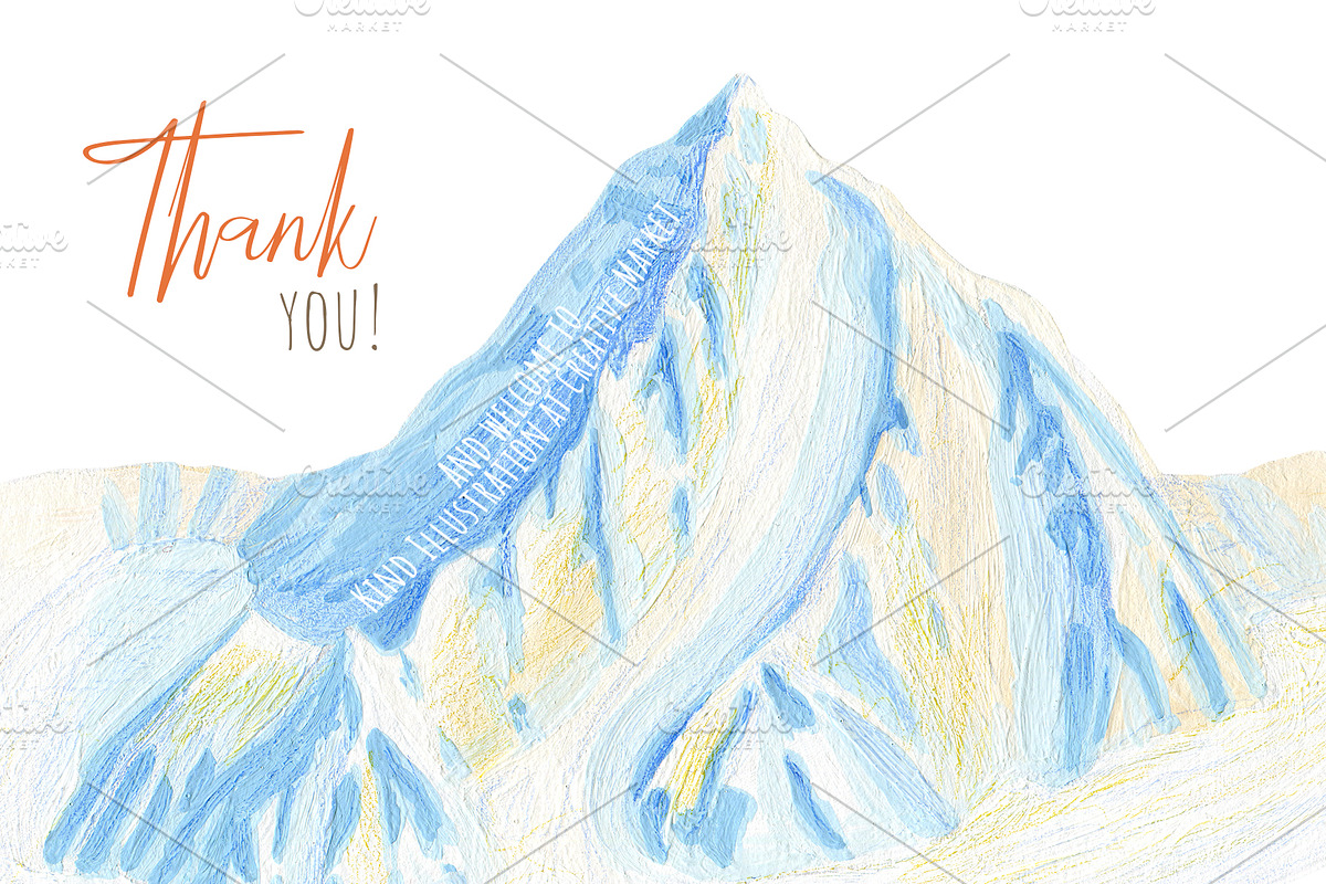 Mountains & Climbers, a Decorative Illustration by ⚞ Kind Illustration ⚟ (Photo 5 of 5)