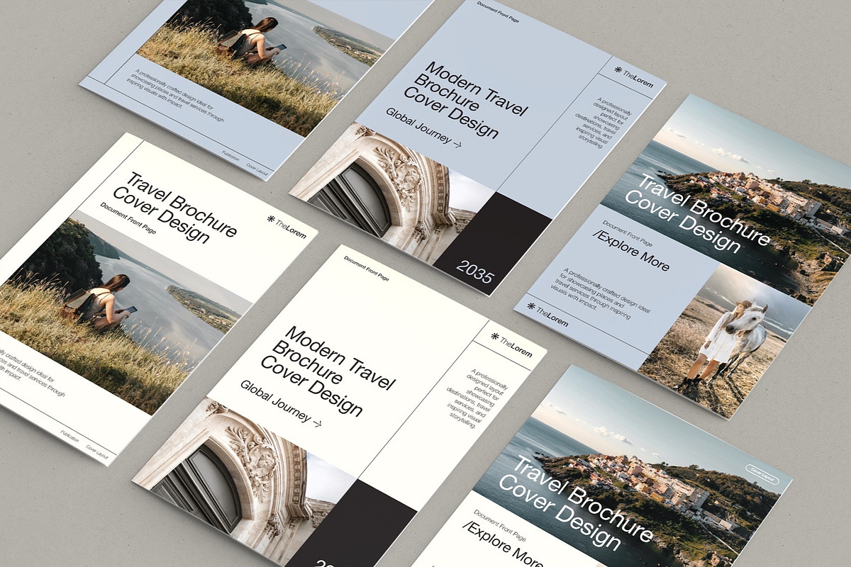 Travel Brochure Cover Template, a Brochure Template by BrandPacks (Photo 5 of 6)