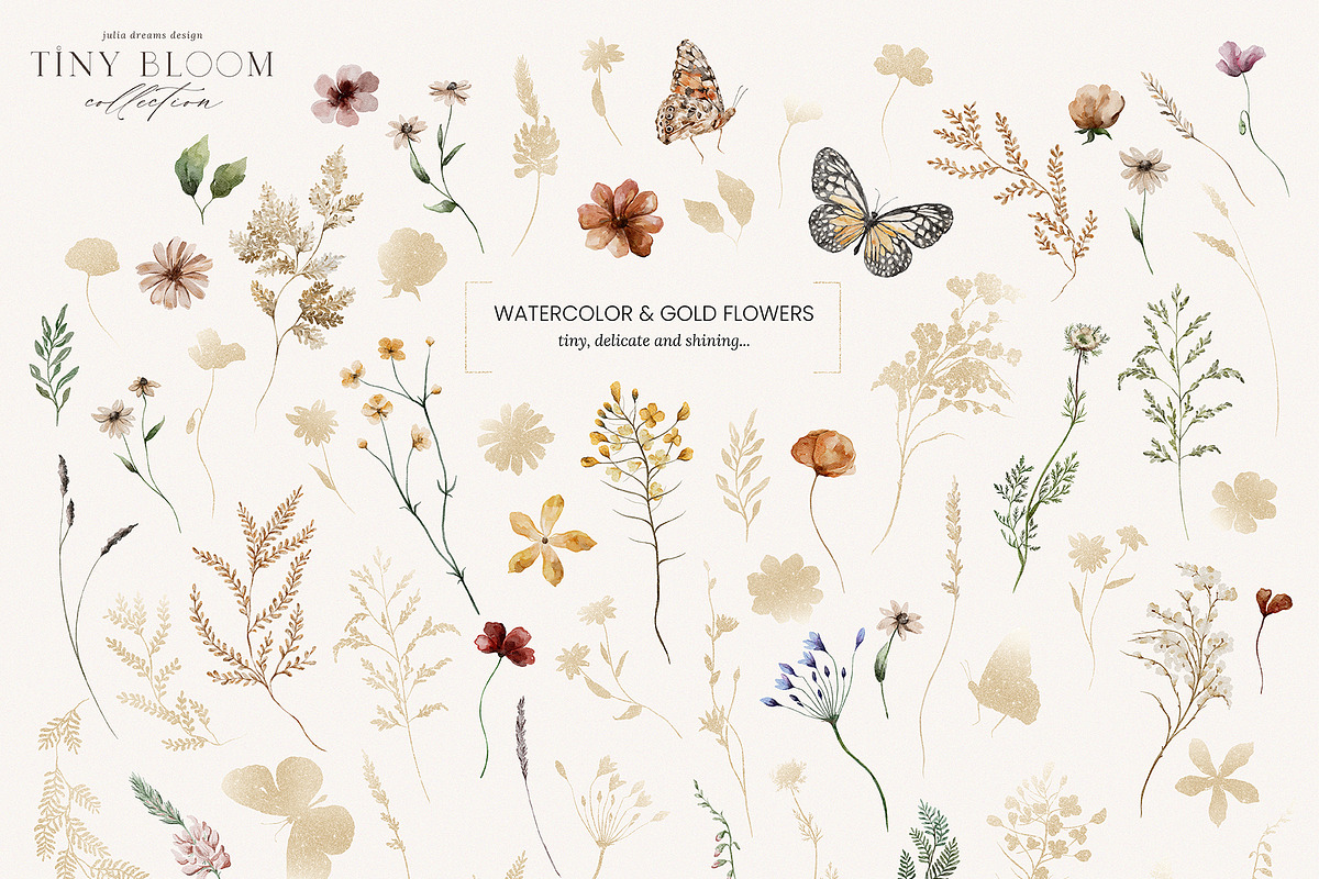 Tiny Bloom Collection, a Texture Illustration by Julia Dreams (Photo 6 of 10)