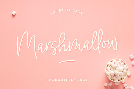 Marshmallow Handwritten Font