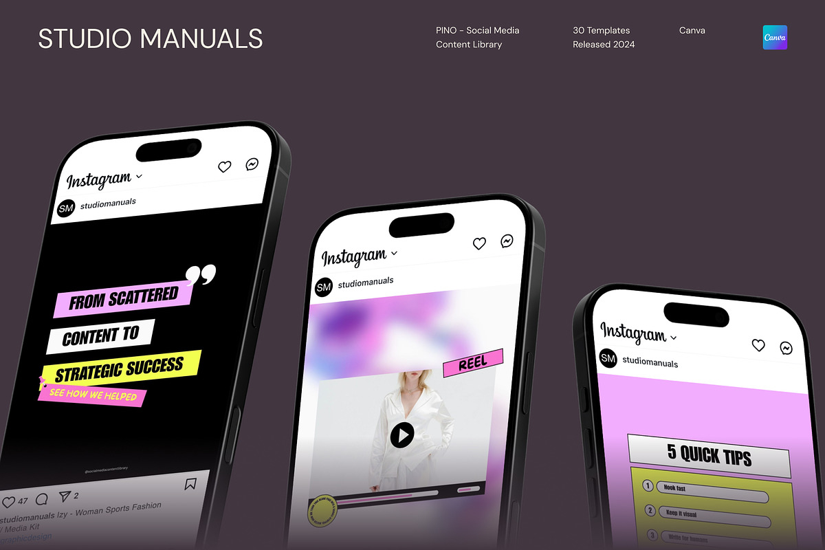 PINO - Social Media Content Library, a Social Media Template by Studio Manuals (Photo 6 of 8)