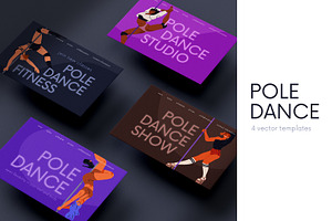 Pole dance classes, web backgrounds, a Background Graphic by Good Studio