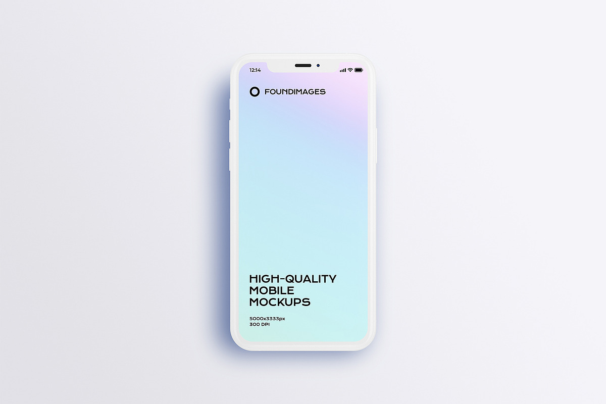 72 iphone device mockup bundle, an iPhone Mockup by FoundImages (Photo 13 of 84)
