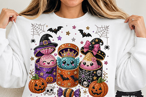 Kawaii Halloween Dumpling PNG, a Seasonal Illustration by DreamCafeArt