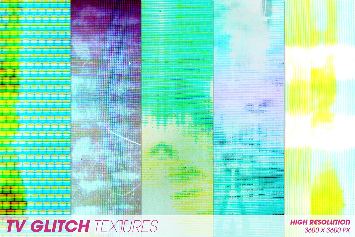 TV Glitch Textures, a Texture Graphic by LuOtero (Photo 3 of 5)
