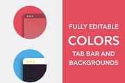 Minimal Web Browser Mockup, a Device Mockup by Fake Funk (Thumbnail 2 of 3)