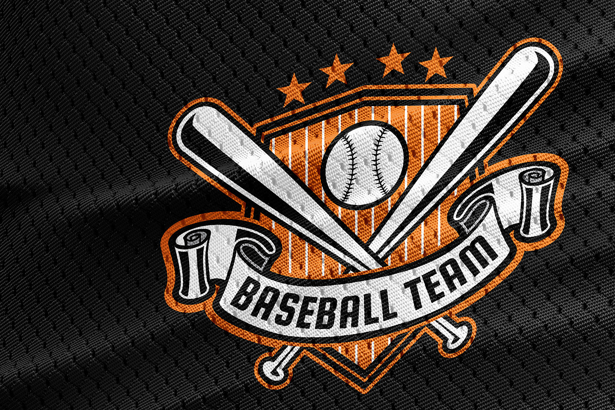 Vector Set of Baseball Badges, an Object Graphic by bazzier_graphik (Photo 2 of 2)