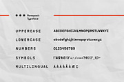 Monopack - Stylish Monospaced Font, a Sans Serif Font by Salamahtype (Thumbnail 7 of 8)