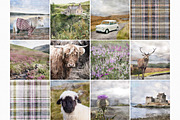 Scottish Digital Watercolors, a Texture Graphic by rileyBgraphics (Thumbnail 2 of 8)