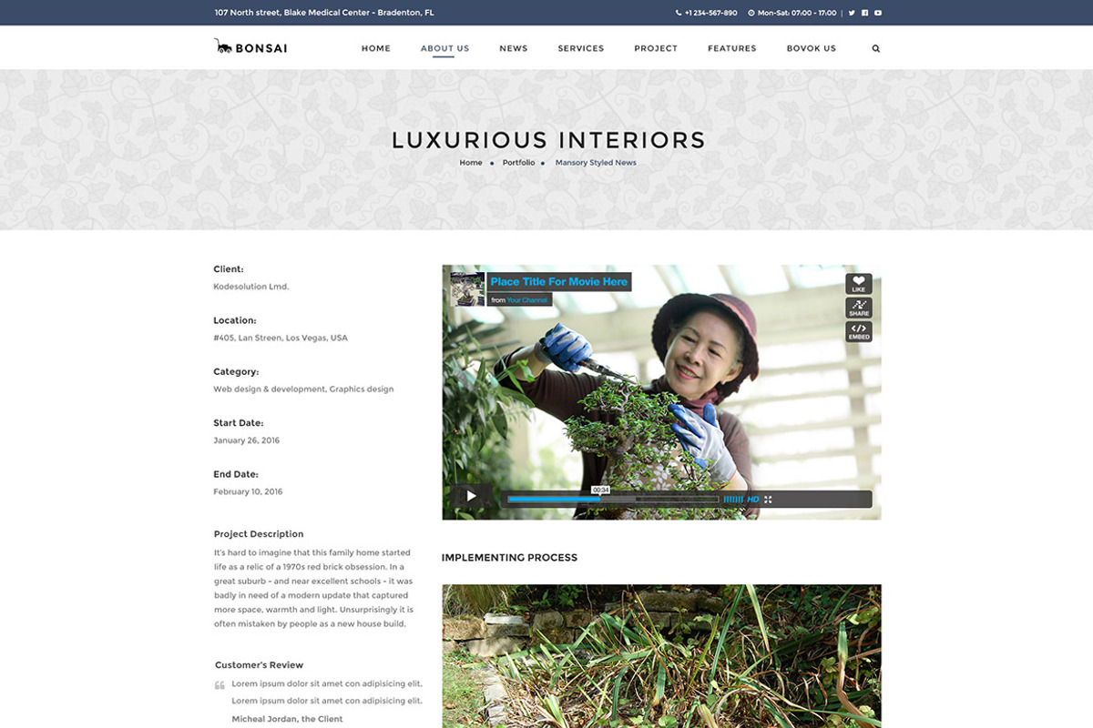Bonsai - WP Landscapers & Gardeners, a WordPress Template by Knighthemes (Photo 10 of 16)