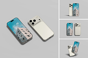 52 iphone 17 Pro, Pro Max Mockup Set, an iPhone Mockup by Custom.scene (Thumbnail 14 of 17)