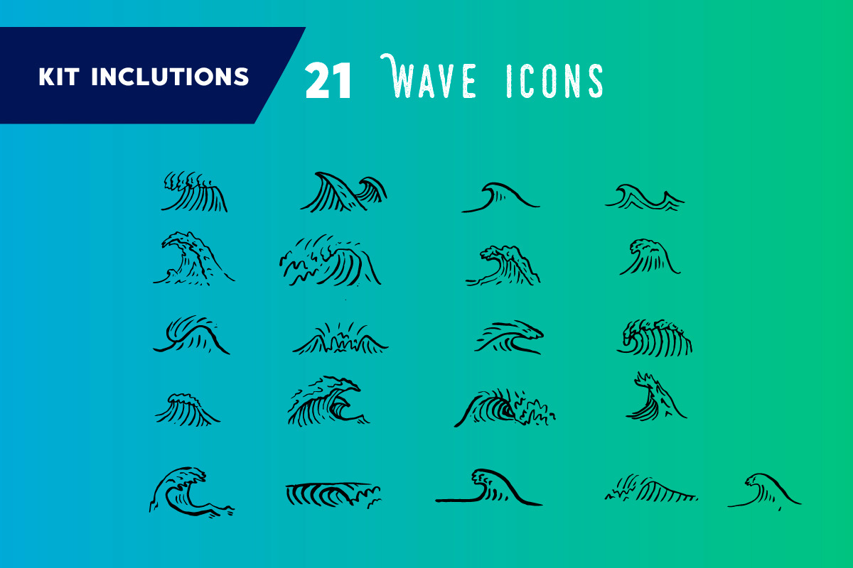 TROPICAL SURF VIBES - Creator Kit, an Icon by Walking_Designs (Photo 7 of 19)