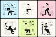 Freelance Vector Illustration Set, an Object Graphic by Brickclay (Thumbnail 5 of 10)