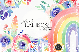Rainbow Mix Watercolor