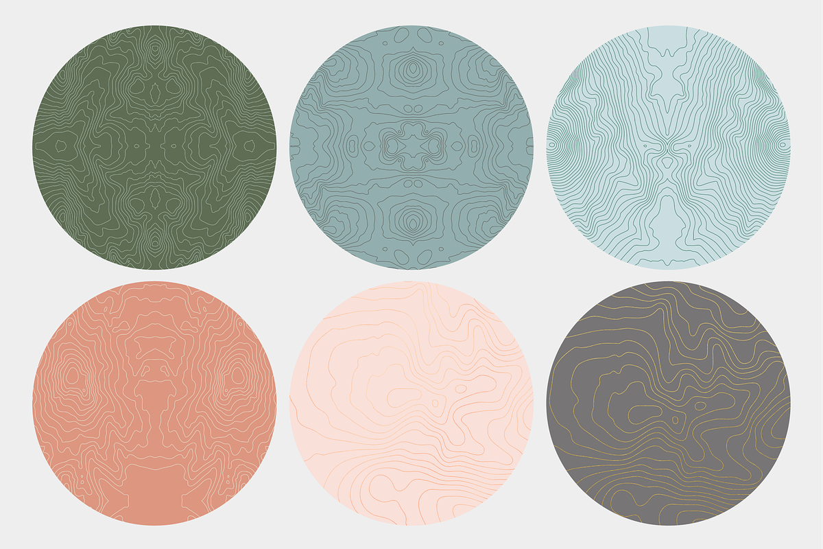 Contour Mapping II - North America, a Pattern Graphic by Hello Mart (Photo 15 of 15)