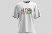 Groovy Mama Flower Garden Embroidery, an Illustration by Moss Rose (Thumbnail 2 of 3)